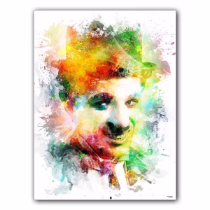 affiche-poster-tableau-cinema-charlie-chaplin-©-totor-splashed