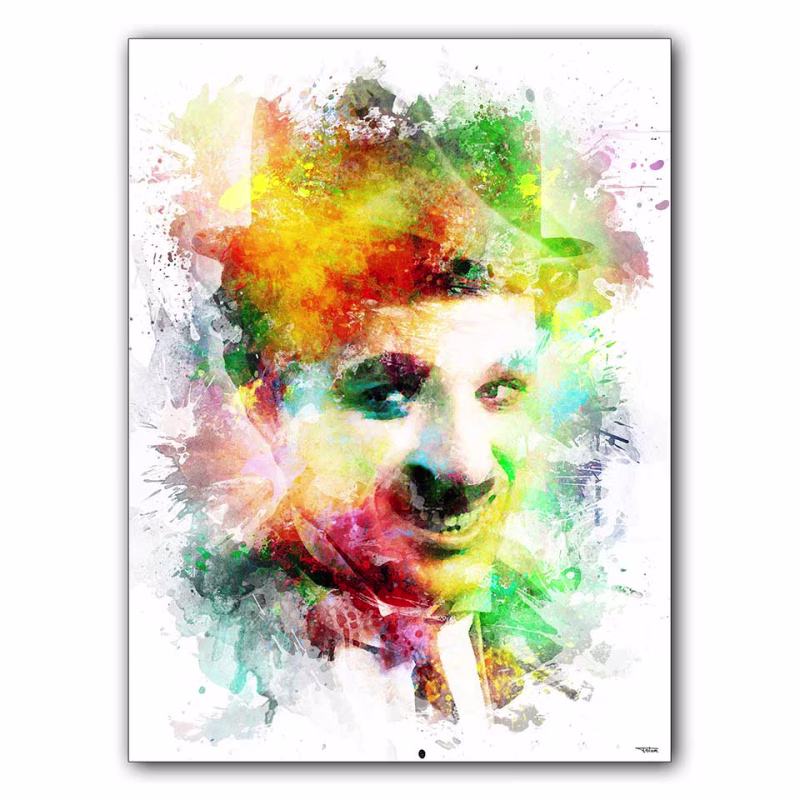 affiche-poster-tableau-cinema-charlie-chaplin-©-totor-splashed