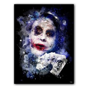 affiche-poster-tableau-cinema-heath-ledger-the-dark-knight-batman-christopher-nolan-©-totor-splashed
