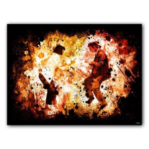 affiche-poster-tableau-cinema-john-travolta-uma-thurman-danse-pulp-fiction-quentin-tarantino-©-totor-splashed