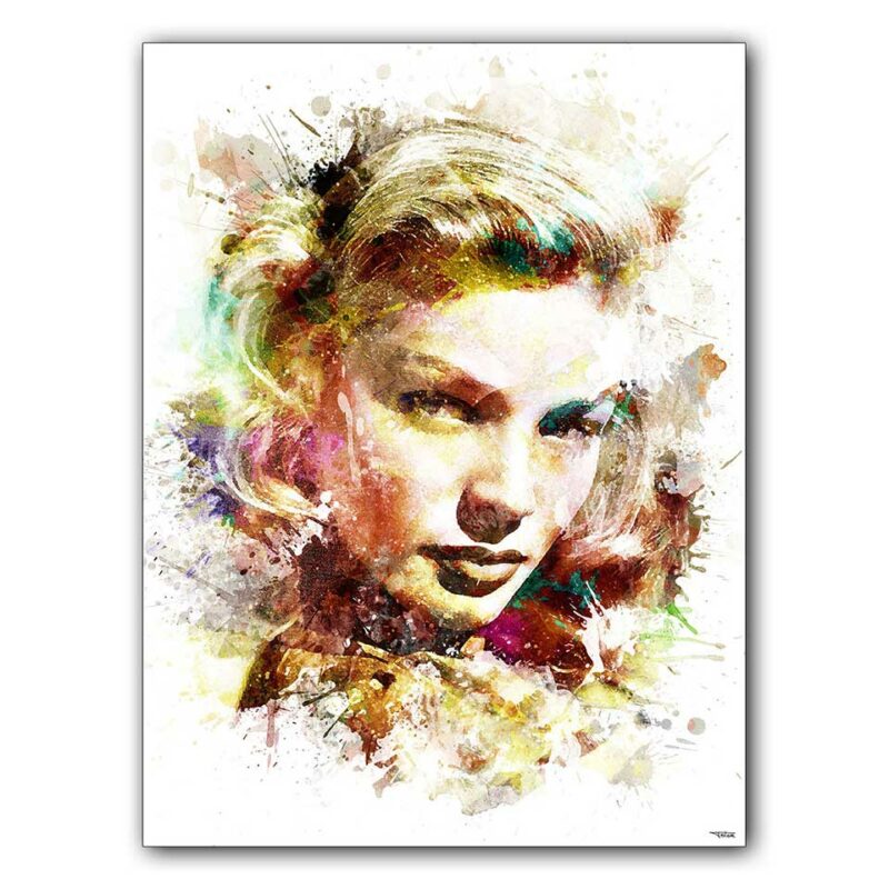 affiche-poster-tableau-cinema-lauren-bacall-©-totor-splashed