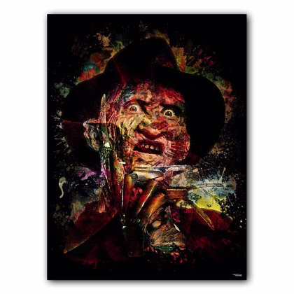 affiche-poster-tableau-cinema-robert-englund-freddy-krueger-les-griffes-de-la-nuit-a-nightmare-on-elm-street-wes-craven-©-totor-splashed