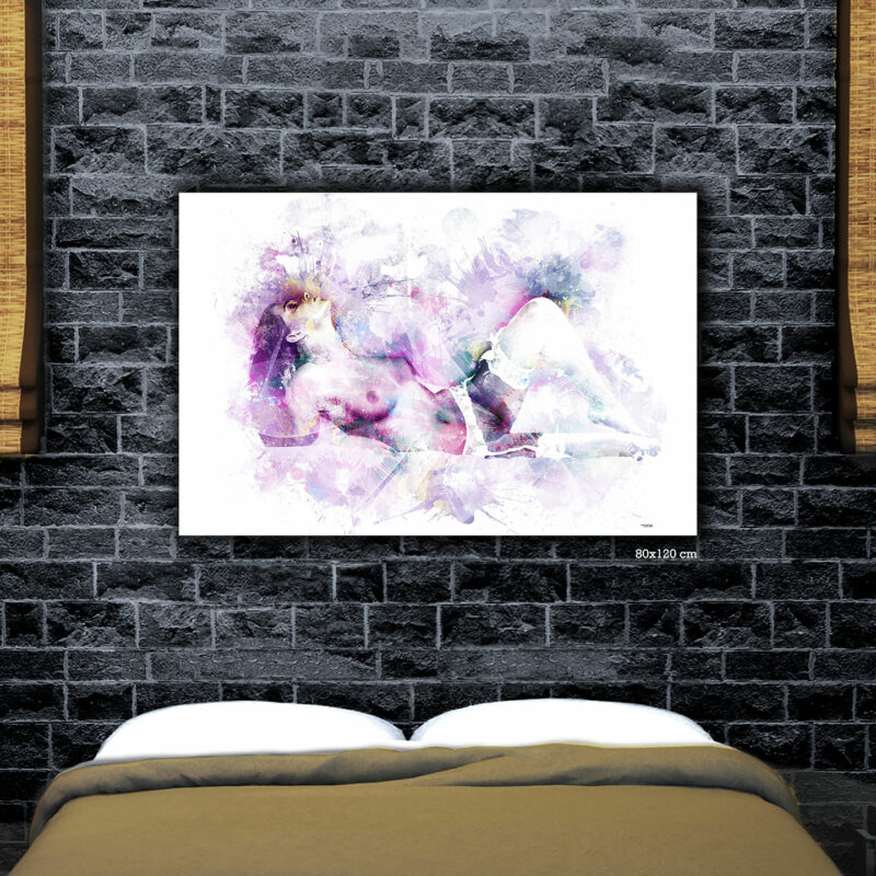 splashed-chambre-lit-tableau-120x80-italien-sexy-charme-04-sans-cadre