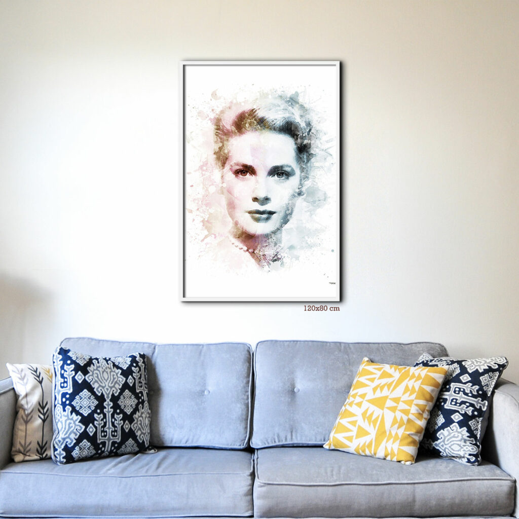 Tableau The Country Girl version Splashed!, classique hollywoodien revisité en tableau décoratif
