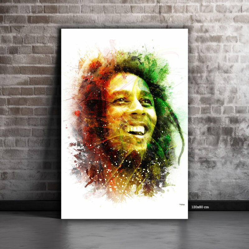 splashed-mur-brique-clair-tableau-120x80-francais-musique-bob-marley-reggae-jamaique-01-sans-cadre