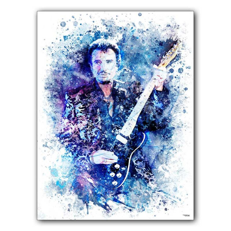 affiche-poster-tableau-musique-johnny-hallyday-©-totor-splashed-01