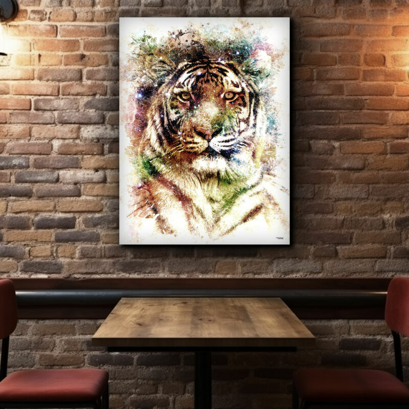 splashed-table-mur-briques-tableau-80x60-francais-animaux-felin-tigre-01-sans-cadre