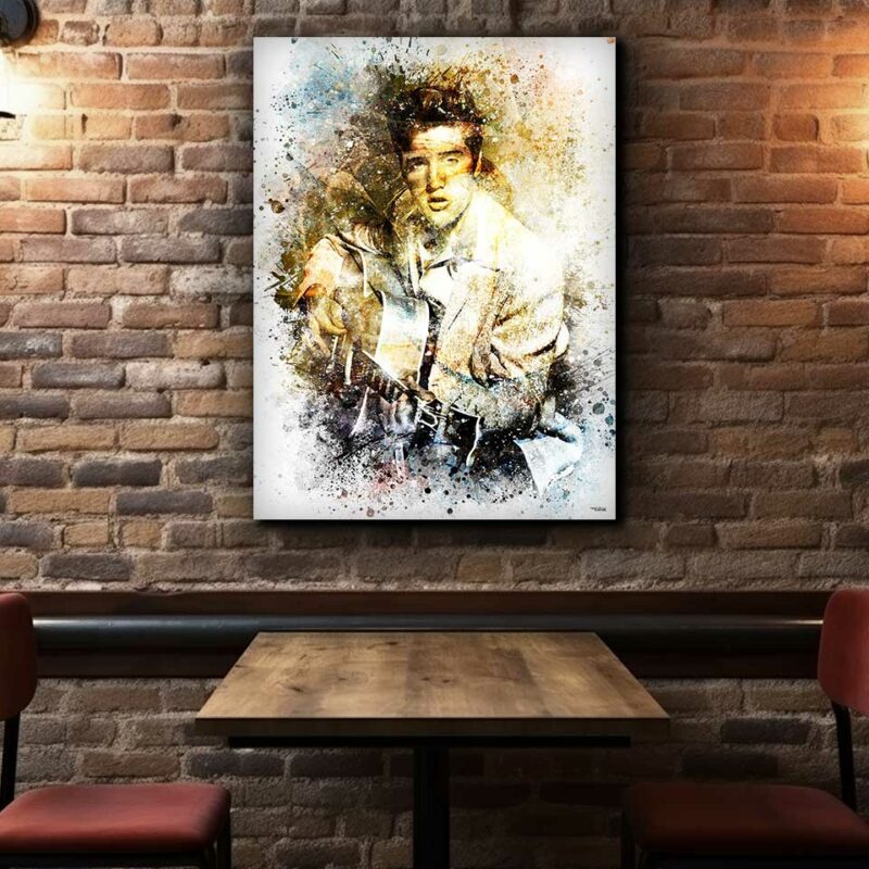 splashed-tableau-peinture-80x60-francais-musique-elvis-presley-sans-cadre