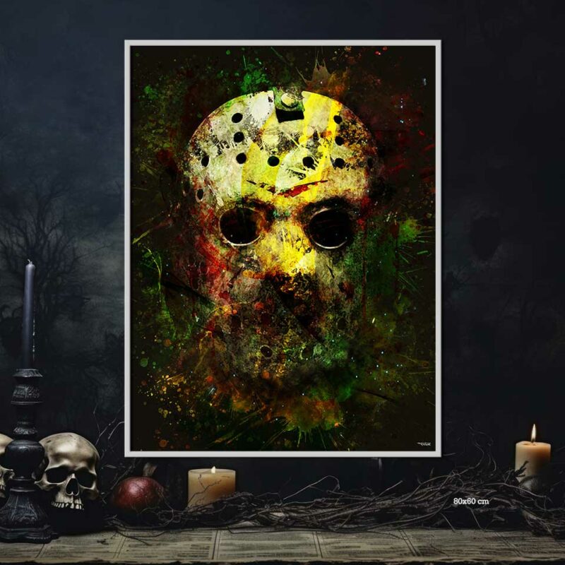 poster-80x60-cinema-jason-voorhees-peinture-masque-de-hockey-vendredi-13-chapitre-3-friday-the-13th-part-3-richard-brooker-1982-steve-miner-copyright-totor-pour-splashed-cadre-blanc