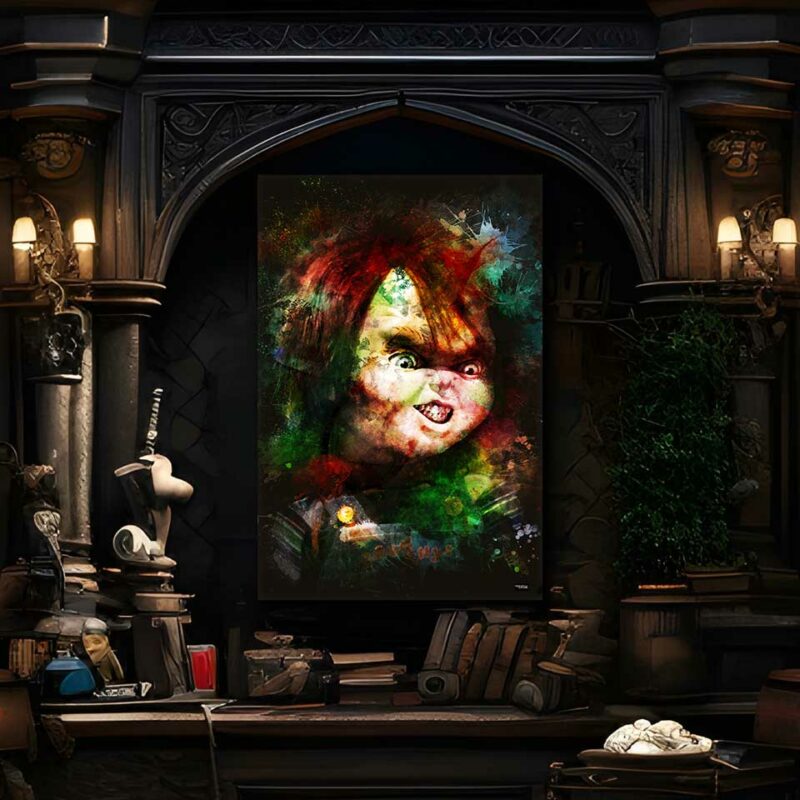 tableau-120x80-cinema-chucky-2-peinture-la-poupee-de-sang-child-s-play-2-1990-john-lafia-copyright-totor-pour-splashed