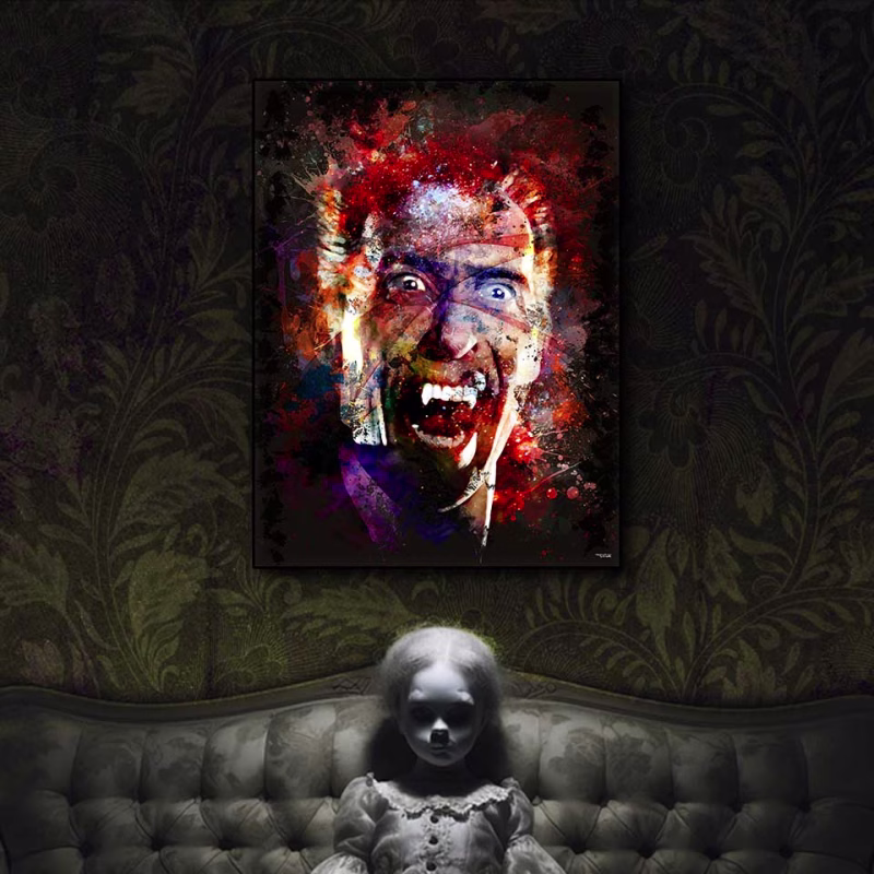 tableau-80x60-cinema-dracula-peinture-une-messe-pour-dracula-taste-the-blood-of-dracula-christopher-lee-1970-peter-sasdy-copyright-totor-pour-splashed