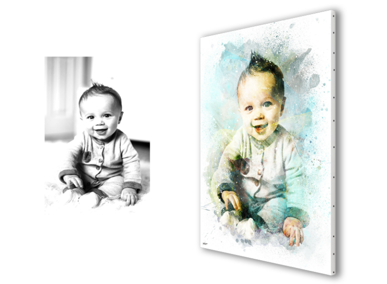 personnalisation-photos-bebe-tableau-peinture-splashed-01