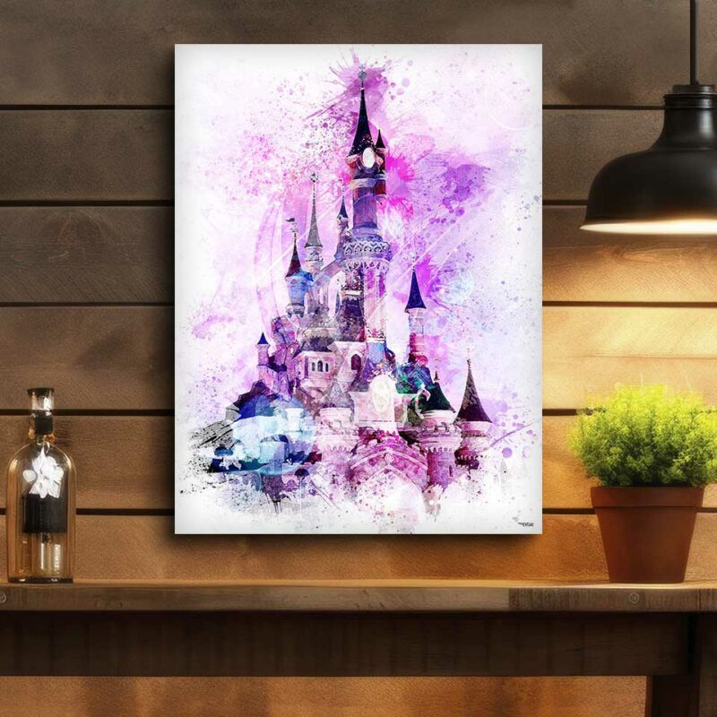 tableau-chateau-princesse-paris-peinture-40x30-francais-monuments-sans-cadre