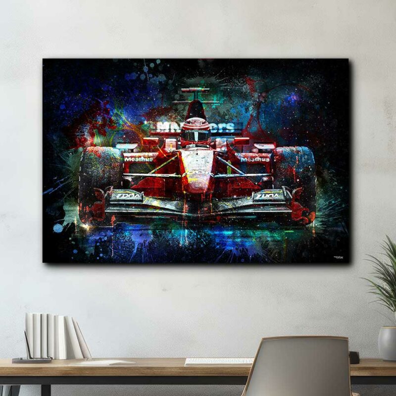 tableau-voiture-de-course-formule-1-peinture-120x80-italien-sport-sans-cadre