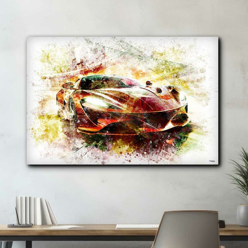 tableau-voiture-de-sport-peinture-120x80-italien-sport-sans-cadre