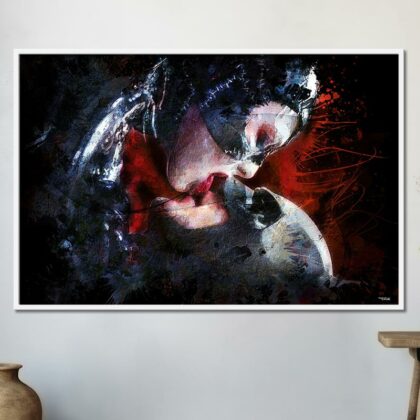 poster-batman-le-defi-peinture-digitale-120x80-italien-cinema-avec-cadre-blanc