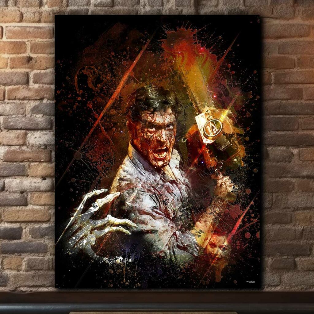 tableau-deco-evil-dead-peinture-digitale-80x60-francais-cinema-sans-cadre