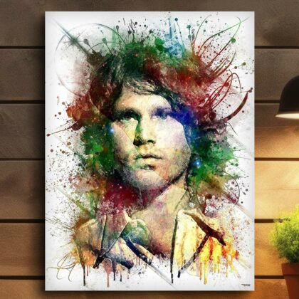 tableau-deco-jim-morrison-the-doors-peinture-digitale-40x30-francais-musique-sans-cadre