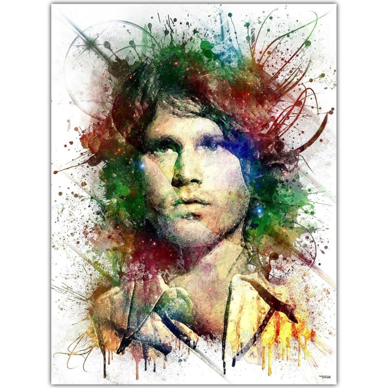 tableau-deco-jim-morrison-the-doors-peinture-digitale-musique-copyright-totor-pour-splashed-01