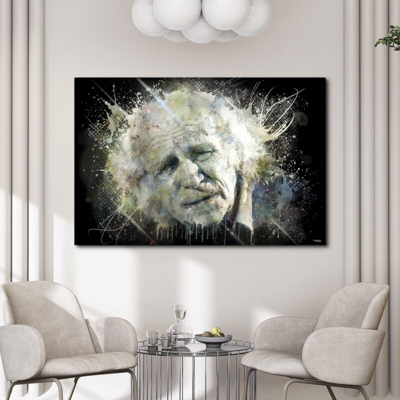 tableau-deco-leo-ferre-peinture-digitale-120x80-francais-musique-sans-cadre