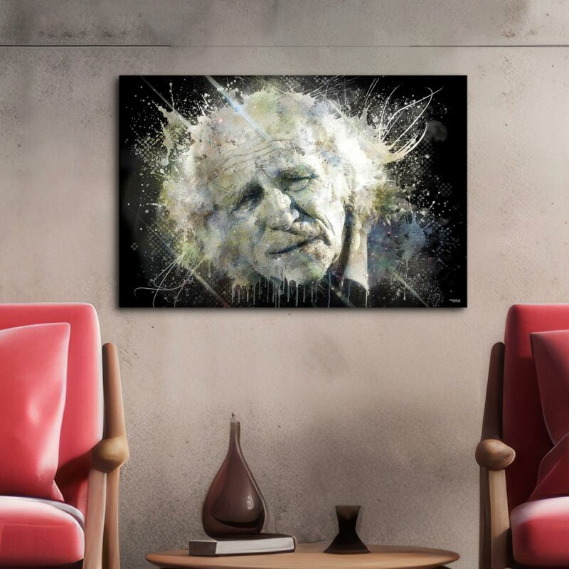 tableau-deco-leo-ferre-peinture-digitale-60x40-italien-musique-sans-cadre