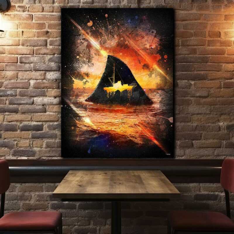 tableau-deco-les-dents-de-la-mer-affiche-concept-art-requin-peinture-digitale-80x60-francais-cinema-sans-cadre-01