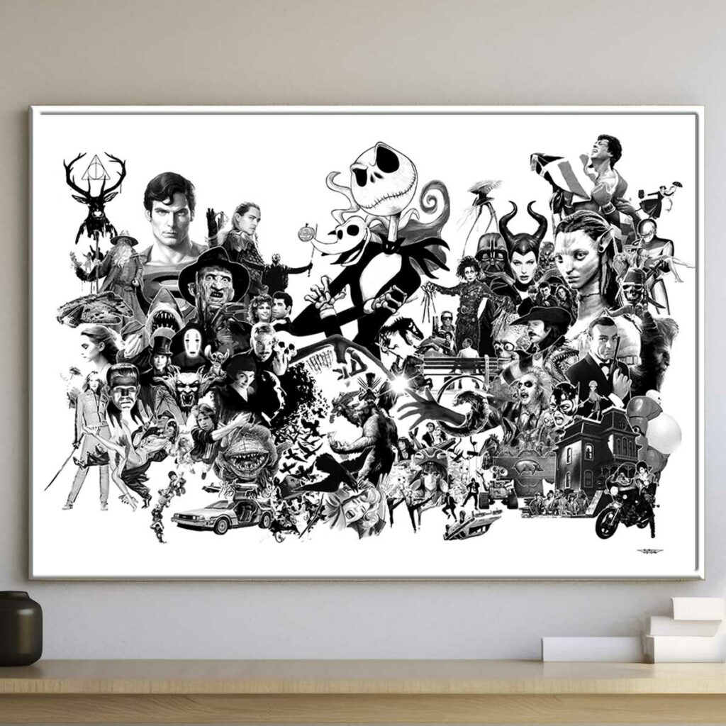 poster-deco-composition-cinema-pop-culture-peinture-digitale-80x120-italien-cinema-avec-cadre-blanc-01