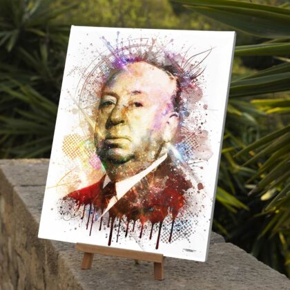 tableau-deco-alfred-hitchcock-peinture-digitale-40x30-francais-cinema-sans-cadre-01
