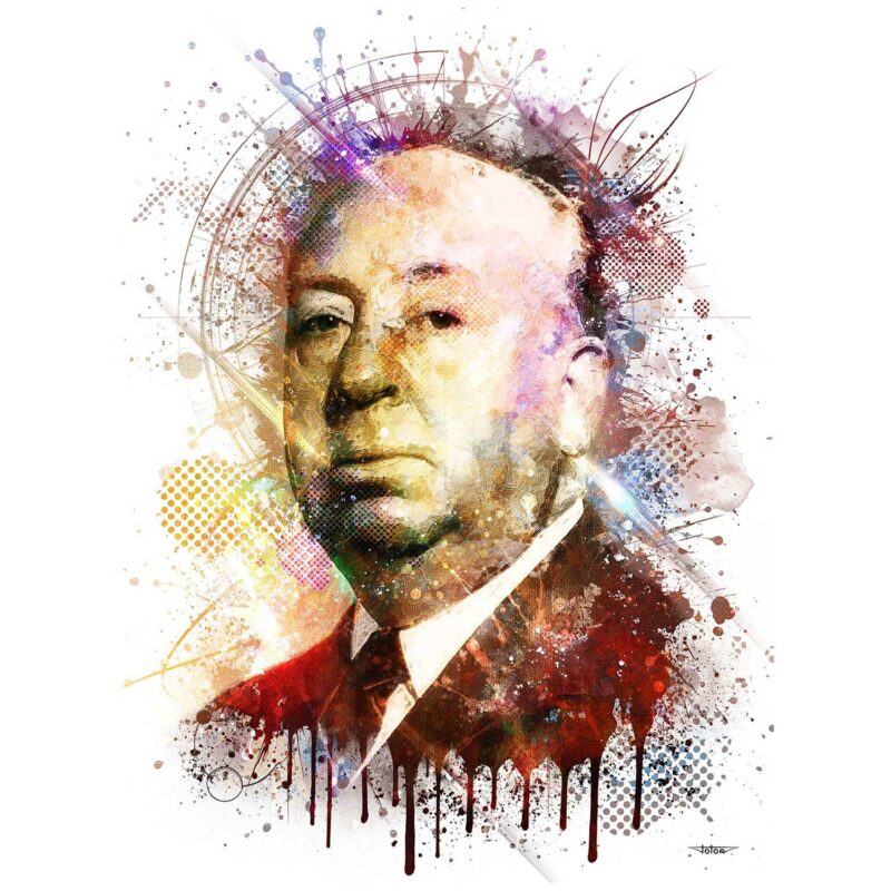 tableau-deco-alfred-hitchcock-peinture-digitale-cinema-copyright-totor-pour-splashed-01