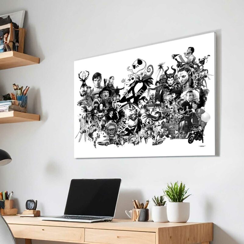 tableau-deco-composition-cinema-pop-culture-peinture-digitale-60x80-italien-cinema-sans-cadre-01