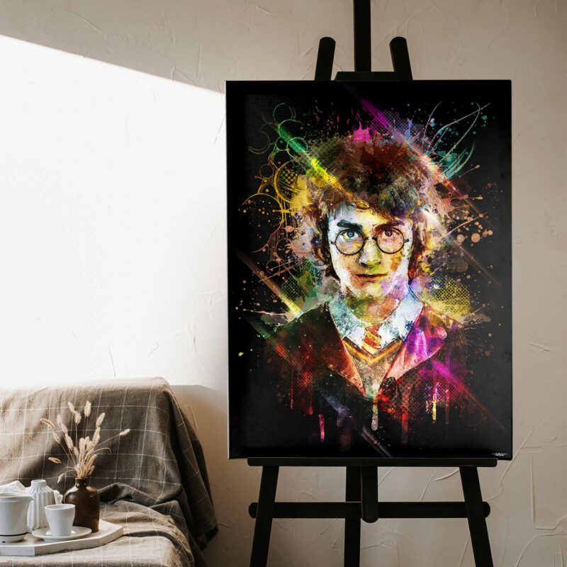 tableau-deco-harry-potter-peinture-digitale-80x60-francais-cinema-sans-cadre-01