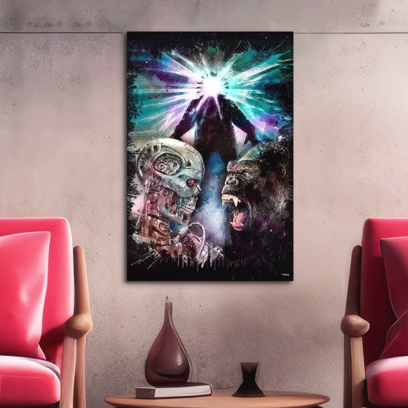 tableau-deco-composition-cinema-fantastique-pop-culture-peinture-digitale-60x40-francais-cinema-sans-cadre-02