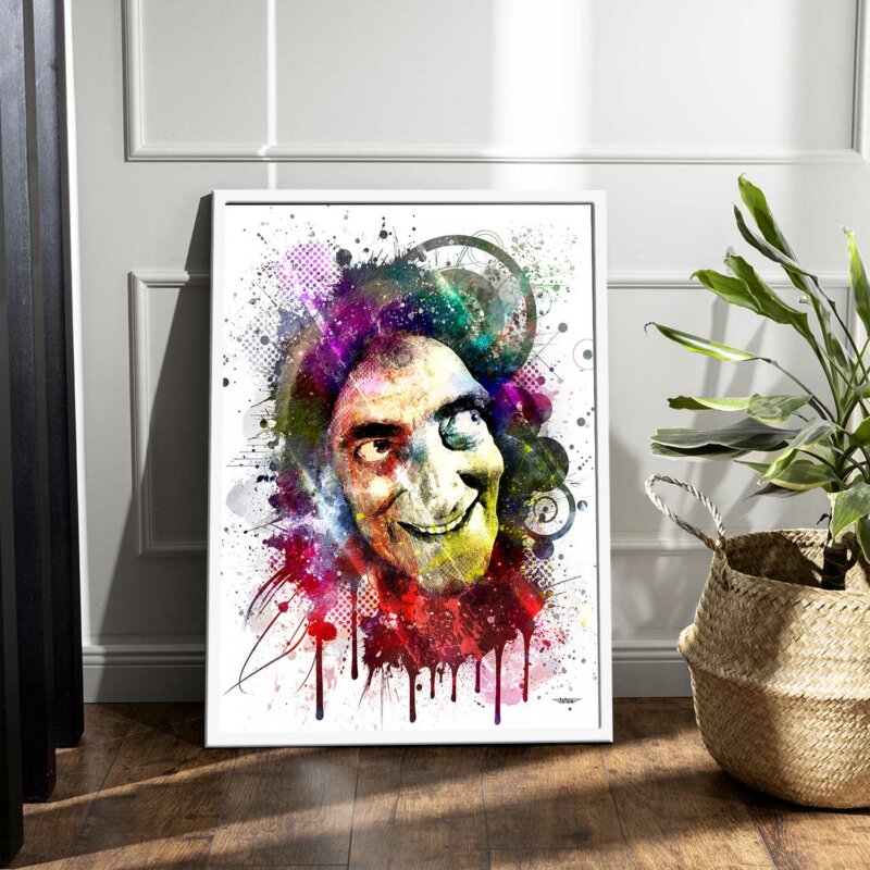 aigor-frankenstein-junior-marty-feldman-poster-peinture-digitale-deco-cinema-80x60-francais-avec-cadre-blanc-01