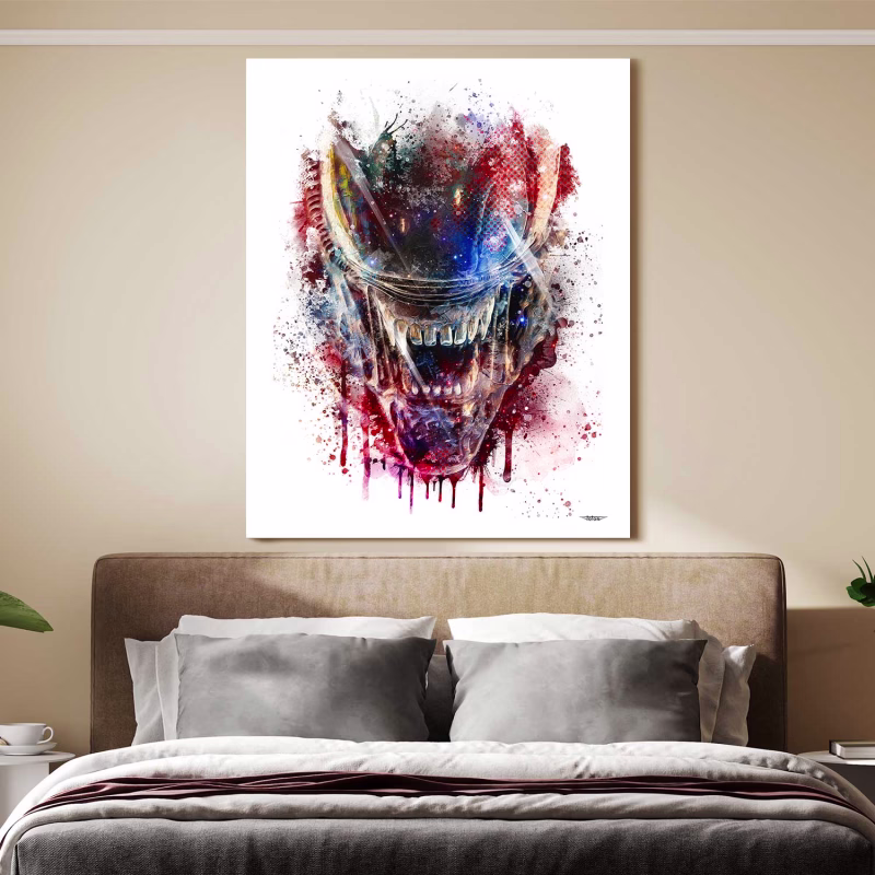 alien-1-tableau-peinture-digitale-deco-cinema-120x80-francais-sans-cadre-01
