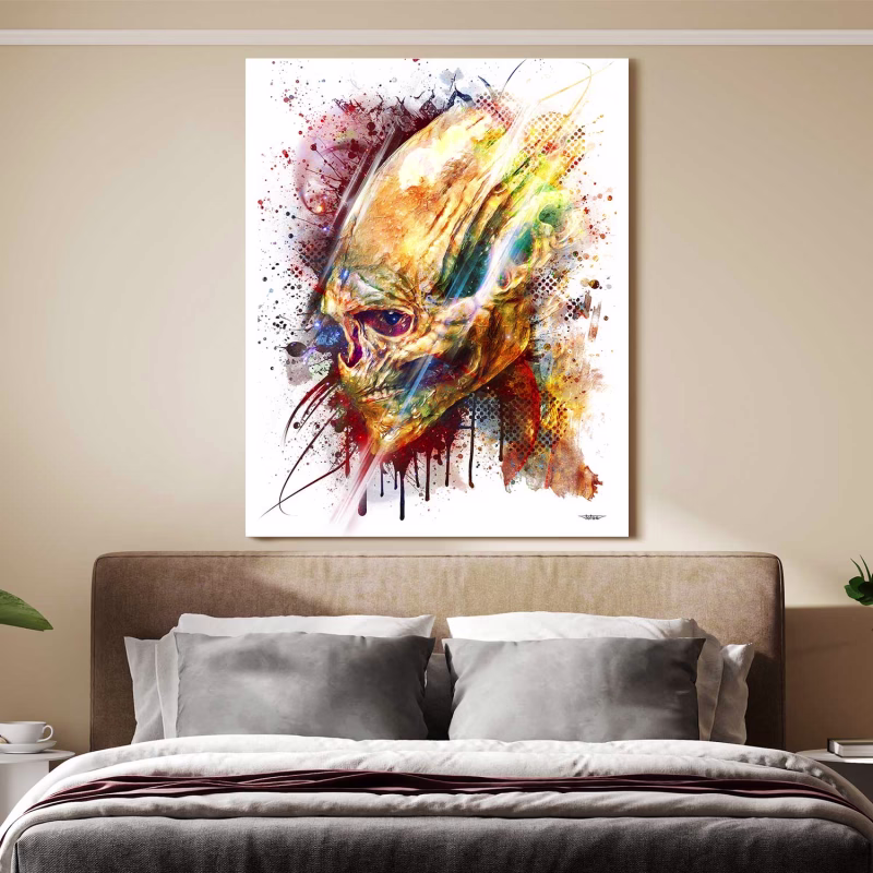 alien-4-resurection-tableau-peinture-digitale-deco-cinema-120x80-francais-sans-cadre-01