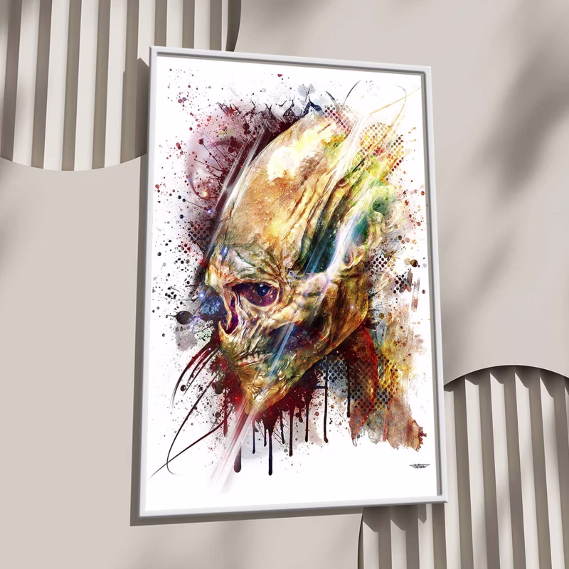 alien-4-resurrection-poster-peinture-digitale-deco-cinema-60x40-francais-avec-cadre-blanc-01