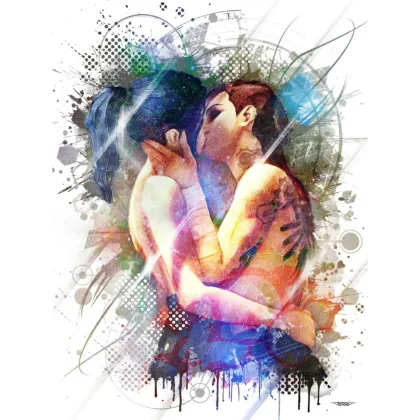 arcane-vi-caitlyn-baiser-peinture-digitale-deco-cinema-copyright-totor-pour-splashed-02