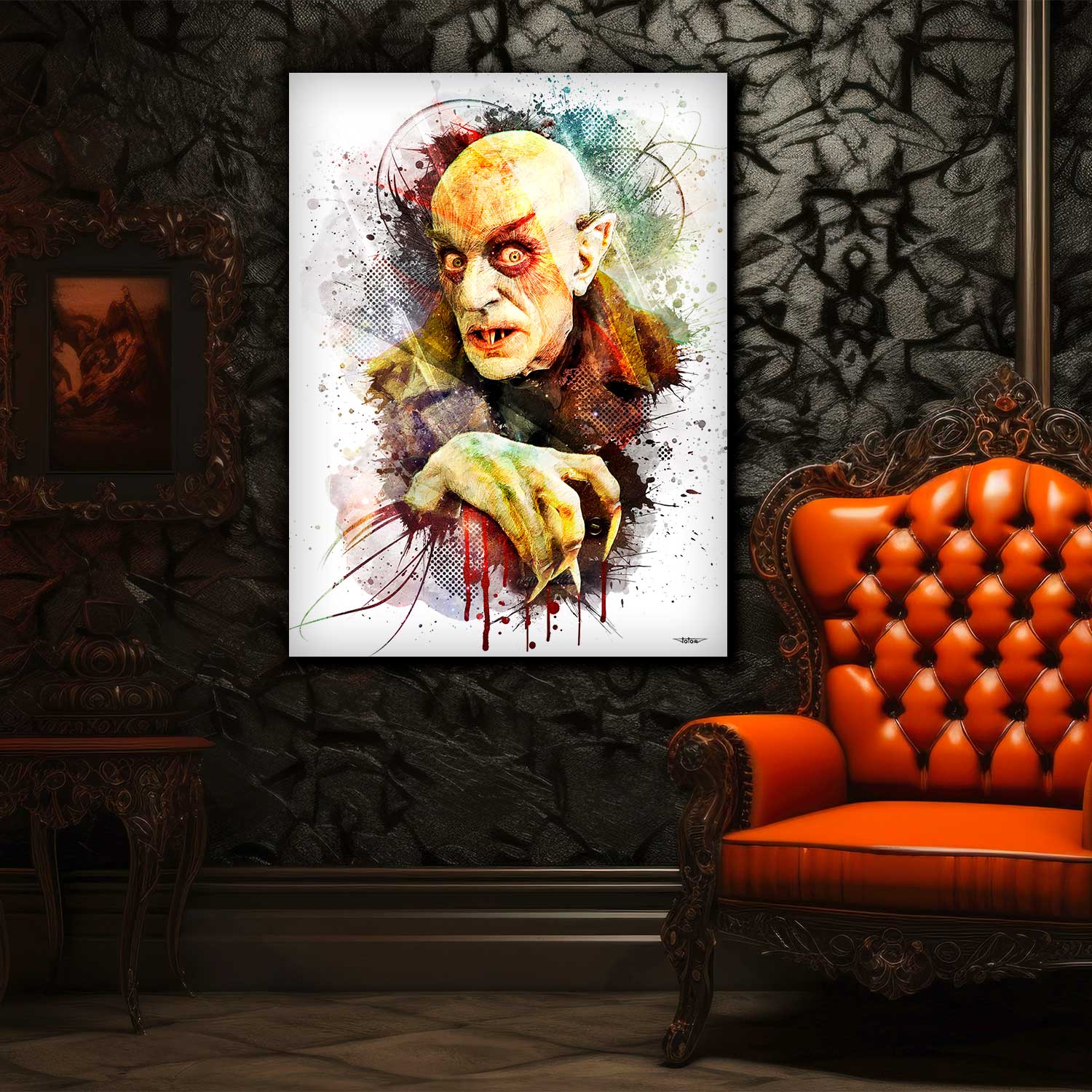 nosferatu-tableau-peinture-digitale-deco-cinema-80x60-francais-sans-cadre-01
