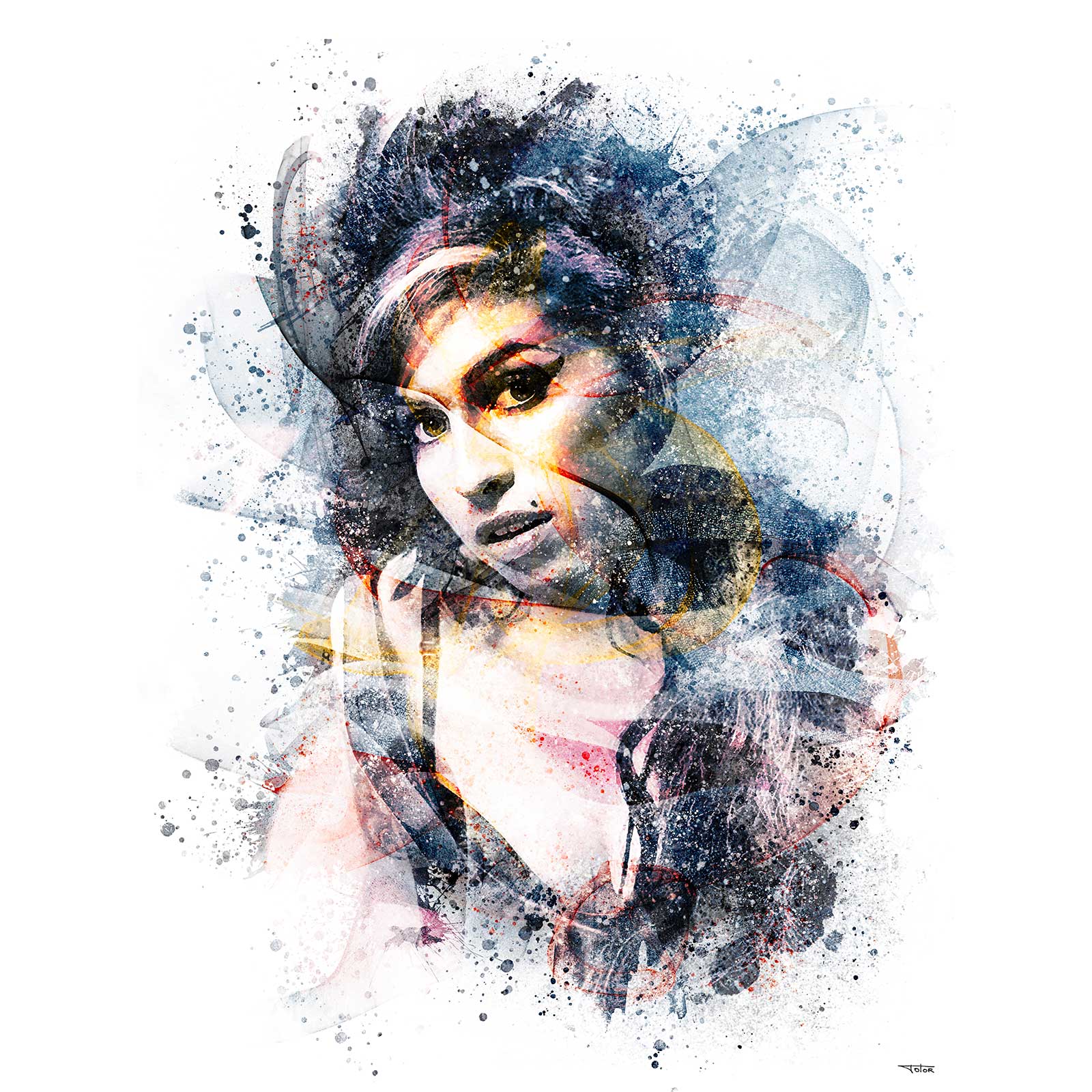 10 idées cadeaux  selon personnalité - Amy Winehouse - Copyright Splashed!