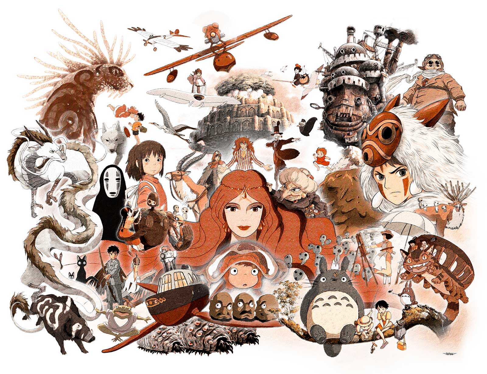 10 idées cadeaux selon la personnalité - Hayao Miyazaki - studio Ghibli - copyright Splashed!