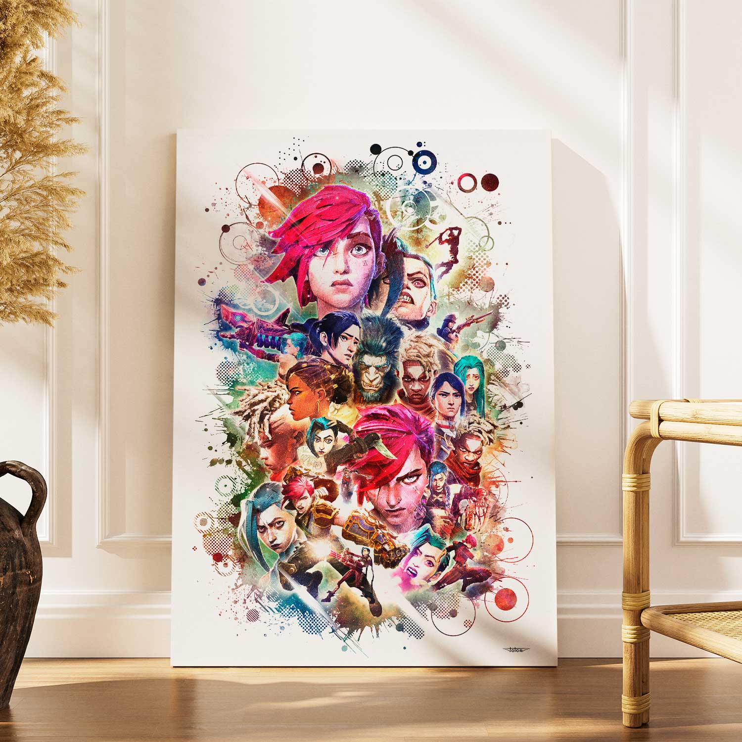 arcane-composition-poster-peinture-digitale-deco-serie-80x60-francais-sans-cadre-01