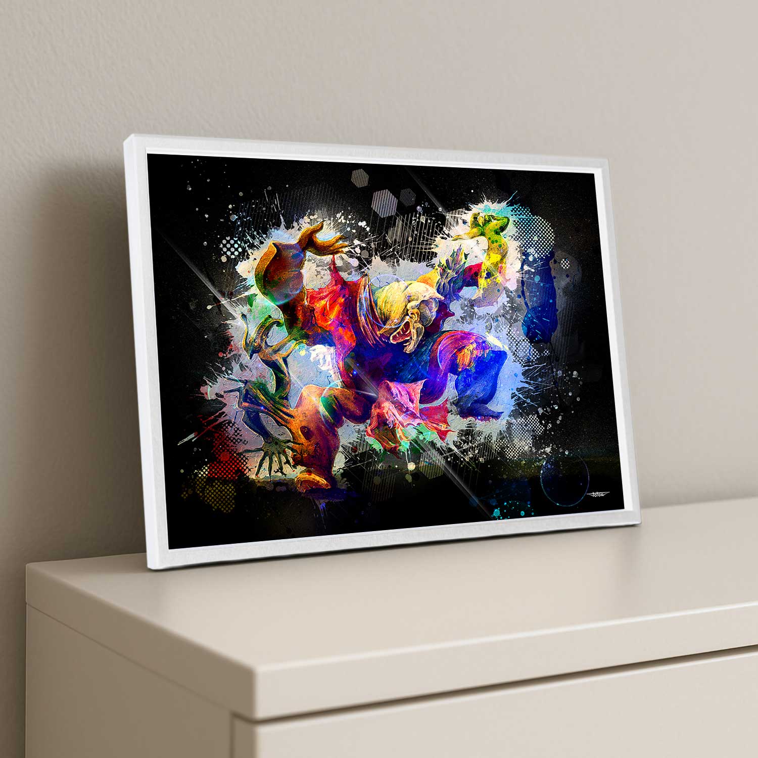 max-ernst-l-ange-du-foyer-le-triomphe-du-surrealisme-poster-peinture-digitale-deco-art-40x60-italien-cadre-blanc-01