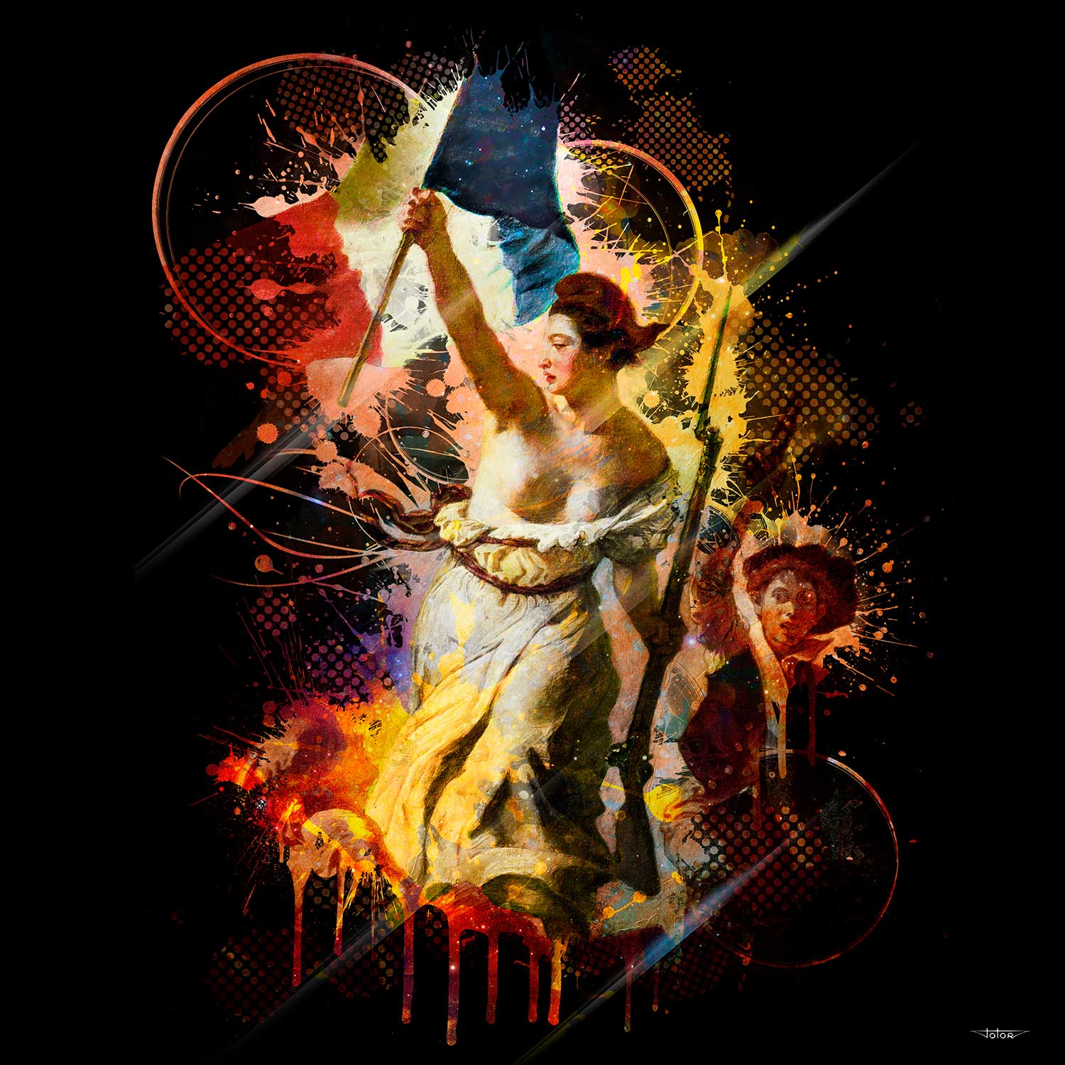 tableau-deco-la-liberté-guidant-le-peuple-eugene-delacroix-art-copyright-totor-pour-splashed