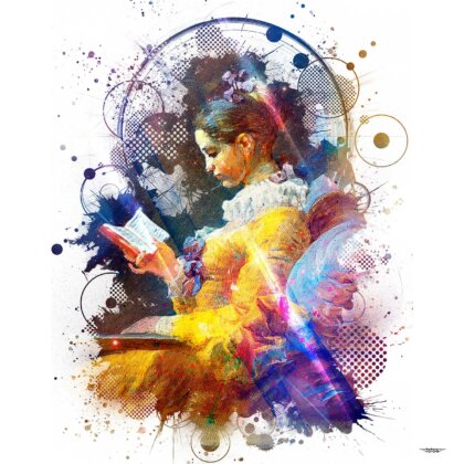 tableau-deco-la-liseuse-fragonard-art-copyright-totor-pour-splashed