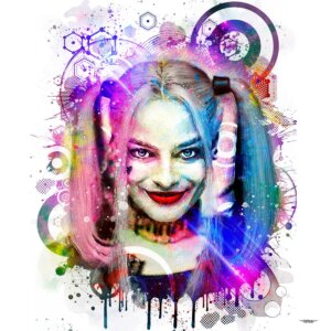 tableau-deco-margot-robbie-harley-quinn-suicide-squad-cinema-copyright-totor-pour-splashed-02