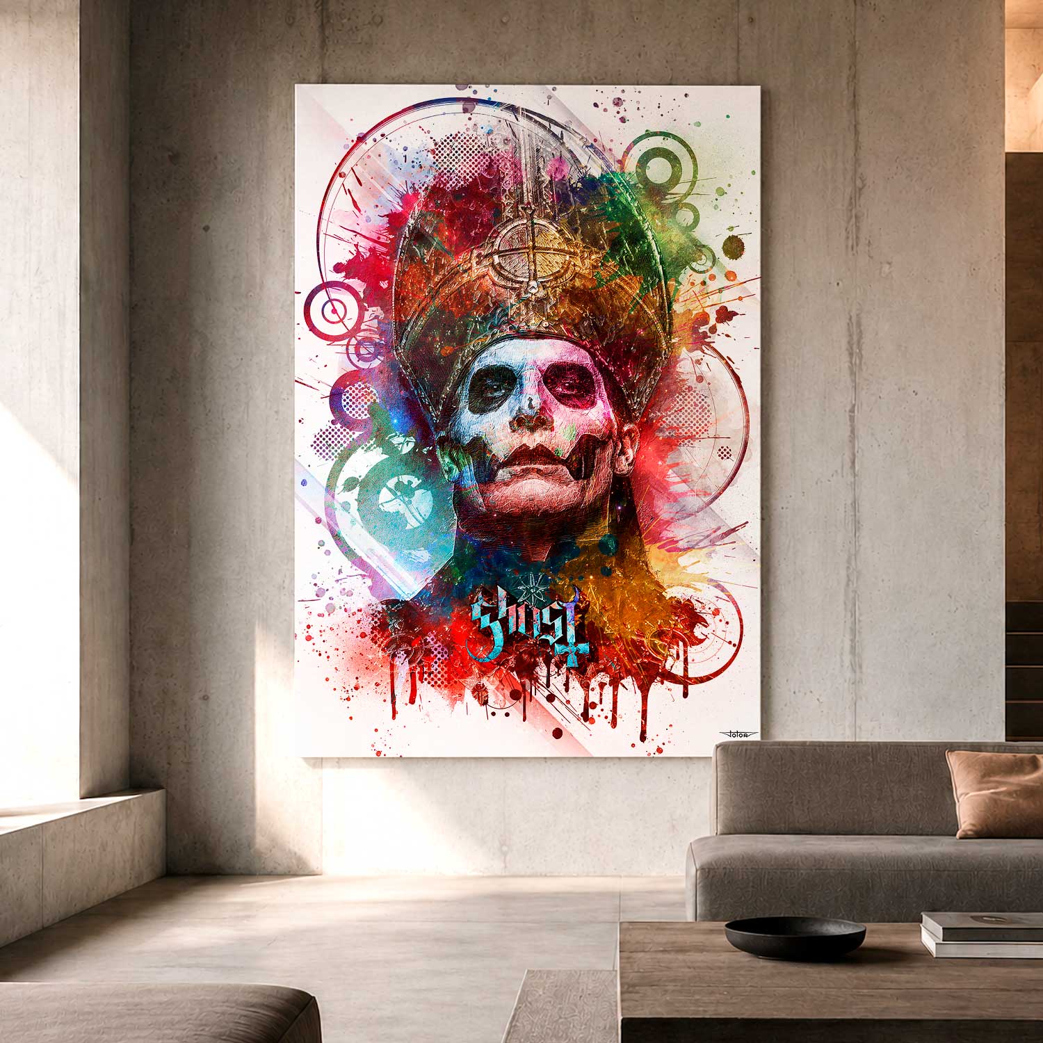 ghost-tobias-forge-papa-emeritus-tableau-musique-120x80-francais-sans-cadre-01