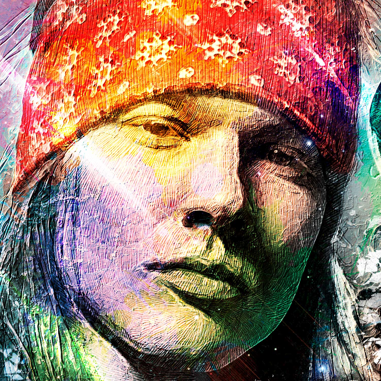 tableau-deco-guns-n-roses-axl-rose-slash-musique-copyright-totor-pour-splashed-detail