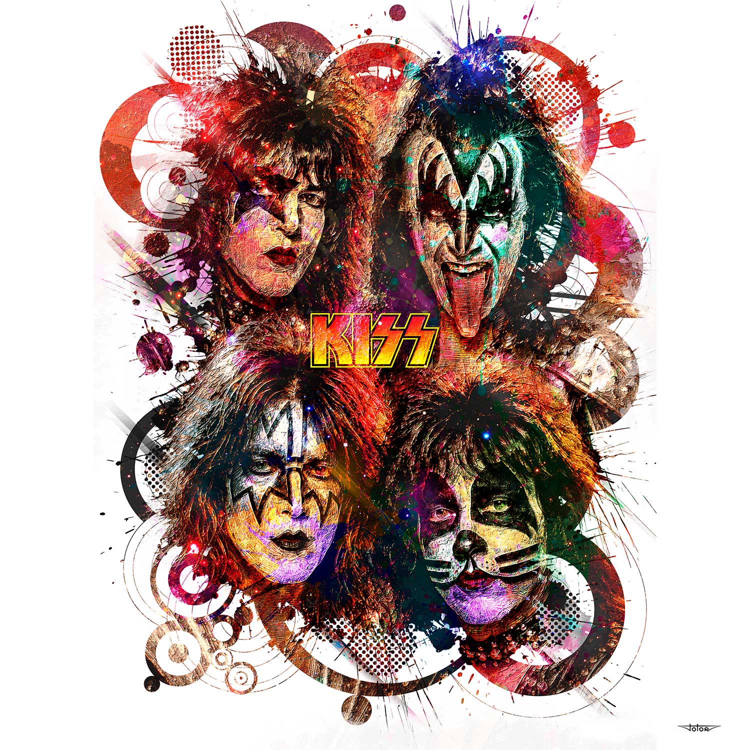 tableau-deco-kiss-musique-copyright-totor-pour-splashed