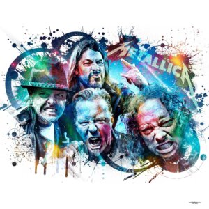 tableau-deco-metallica-musique-copyright-totor-pour-splashed