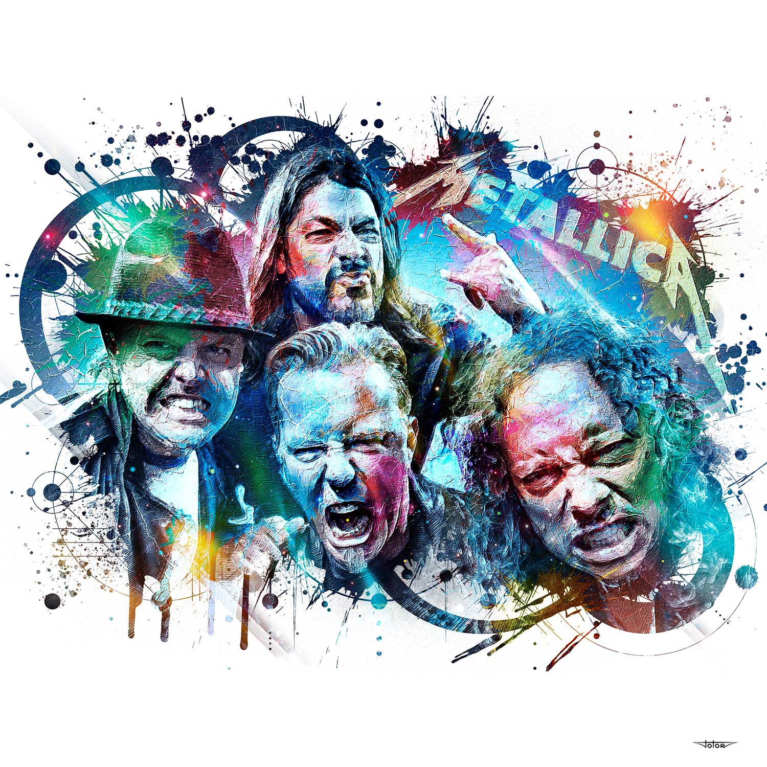tableau-deco-metallica-musique-copyright-totor-pour-splashed